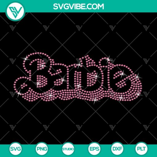 Barbie Rhinestone Template for Cutting SVG