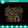 Rhinestone SVG Birthday Mode ON