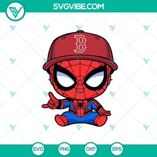 baby spiderman baseball boston red