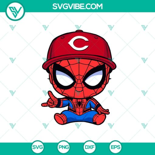 baby spiderman baseball cincinnati reds