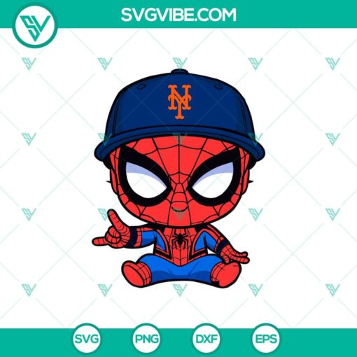 baby spiderman baseball new york mets