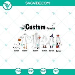 Halloween, SVG Files, Trending, Trending SVG, Family Ghost Halloween Name SVG, 22