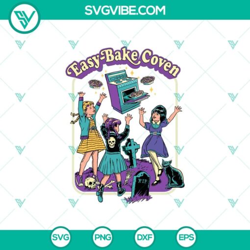 easy bake coven halloween svg