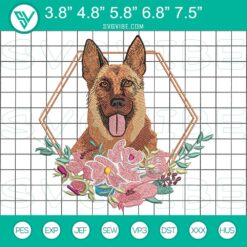 Animals Embroidery Designs, Embroidery Designs, Chihuahua Head Embroidery 4