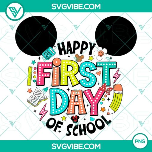 happy first day of school png2C happy first day of school mickey mouse png2C teacher appreciation png2C back to school png