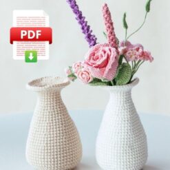 Big Crochet Vase Tutorial – PDF Pattern & Video Guide