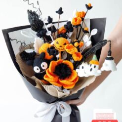 Halloween Floral Bouquet Tutorial - PDF Pattern & Video Guide