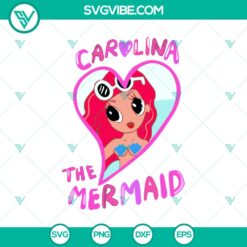 Music SVG, Trending, Trending SVG, SVG Files, Karol G Carolina The Mermaid SVG, 16