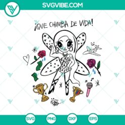 Music SVG, SVG Files, Trending, Trending SVG, Karol G Que Chimba De Vida SVG, 2