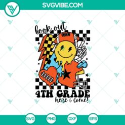 New products, SVG Files, Trending, Trending SVG, Lock Out 4th Grade Here I Come 23