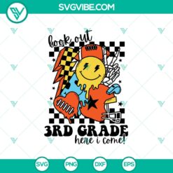 New products, SVG Files, Trending, Trending SVG, Look Out 3rd Grade Here I Come 19