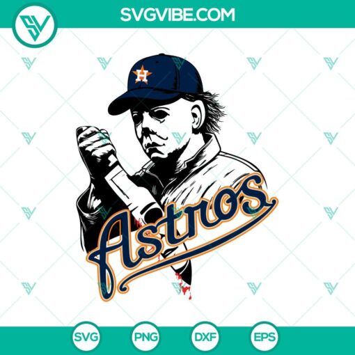 michael myers houston astros mlb svg