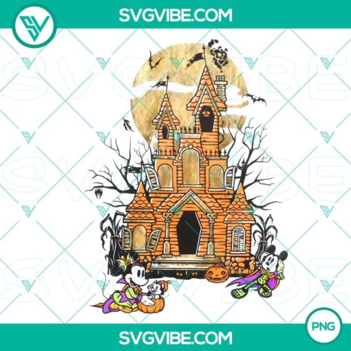 mickey and minnie mouse halloween castle png2C mickey mouse png