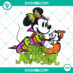 Halloween, PNG Files, Minnie Mouse And Figaro Happy Halloween  Minnie Mouse  18