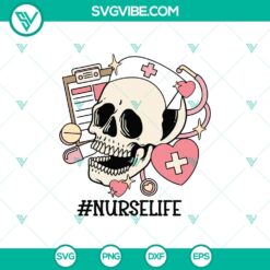 Halloween, New products, SVG Files, Trending, Trending SVG, Nurse Life Skeleton 21