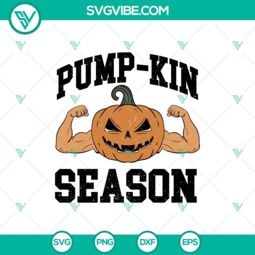 pumpkin season gymer svg