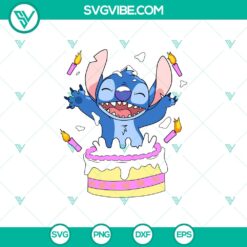 Disney, SVG Files, Trending, Trending SVG, Stitch Birthday Cake SVG, Stitch 2