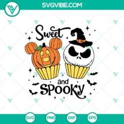 Halloween, SVG Files, Trending, Trending SVG, Jack Skellington Sweet And Spooky 14