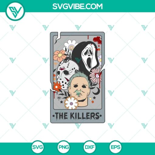 the killers halloween tarot svg