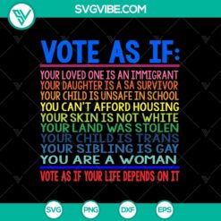 New products, SVG Files, Trending, Trending SVG, Vote As If SVG, Vote for Your 8