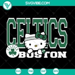 Basketball, Sports, SVG Files, NBA Finals 2024 Boston Celtics SVG, Boston 4