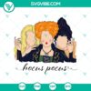 Hocus Pocus Halloween SVG with 3 Sanderson Sisters - unique and spooky design for crafts and decorations.