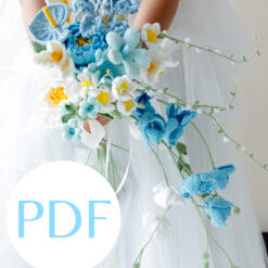Light Blue Wedding Bouquet PDF pattern 7