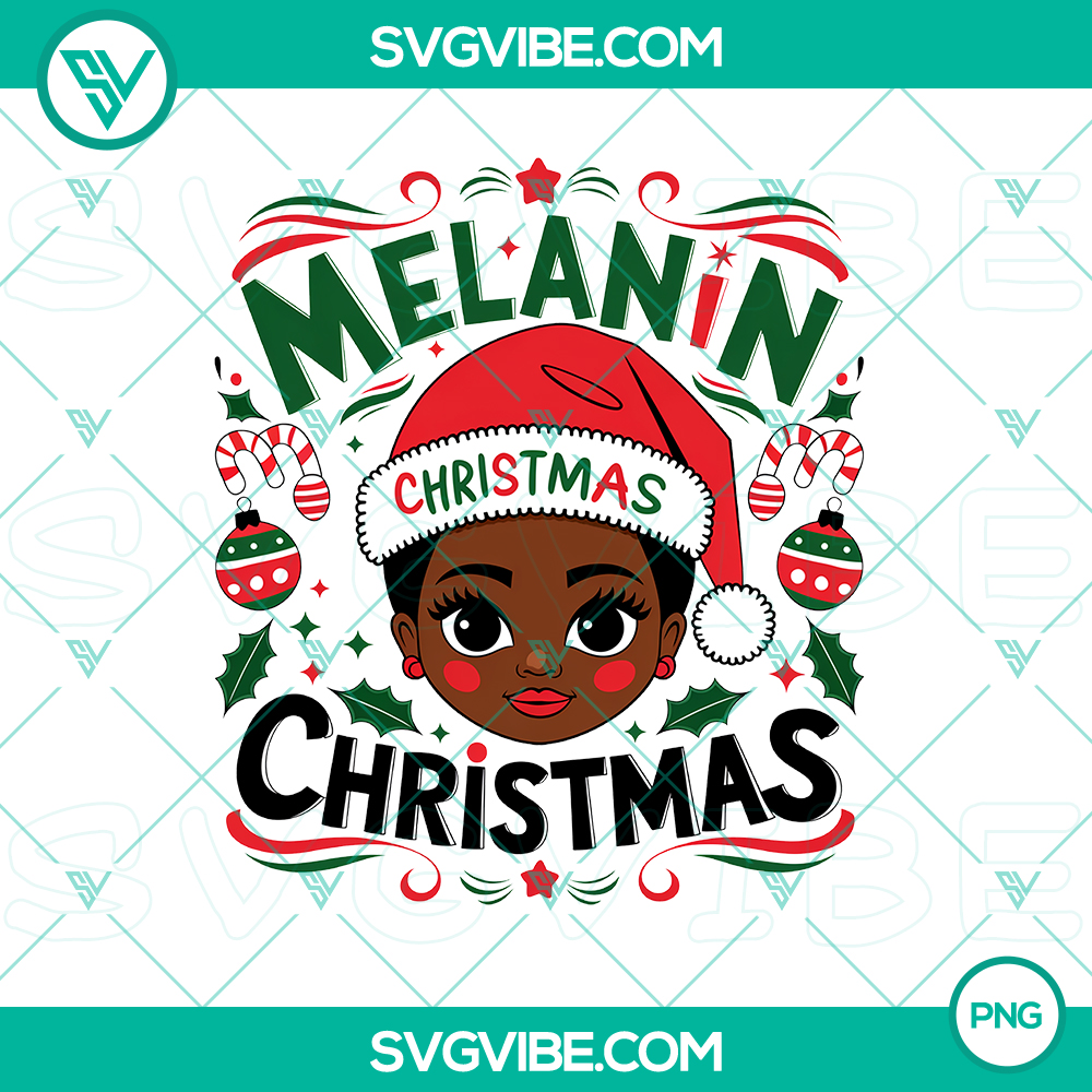 Melanin Merry Christmas PNG- Funny Holiday Design Christmas Melanin Merry Christmas PNG - Funny holiday design with diverse characters celebrating Christmas. Great for holiday projects.