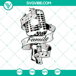 Musical microphone SVG cut file for Cricut & Silhouette with modern design elements. Ideal for music enthusiasts and crafters.