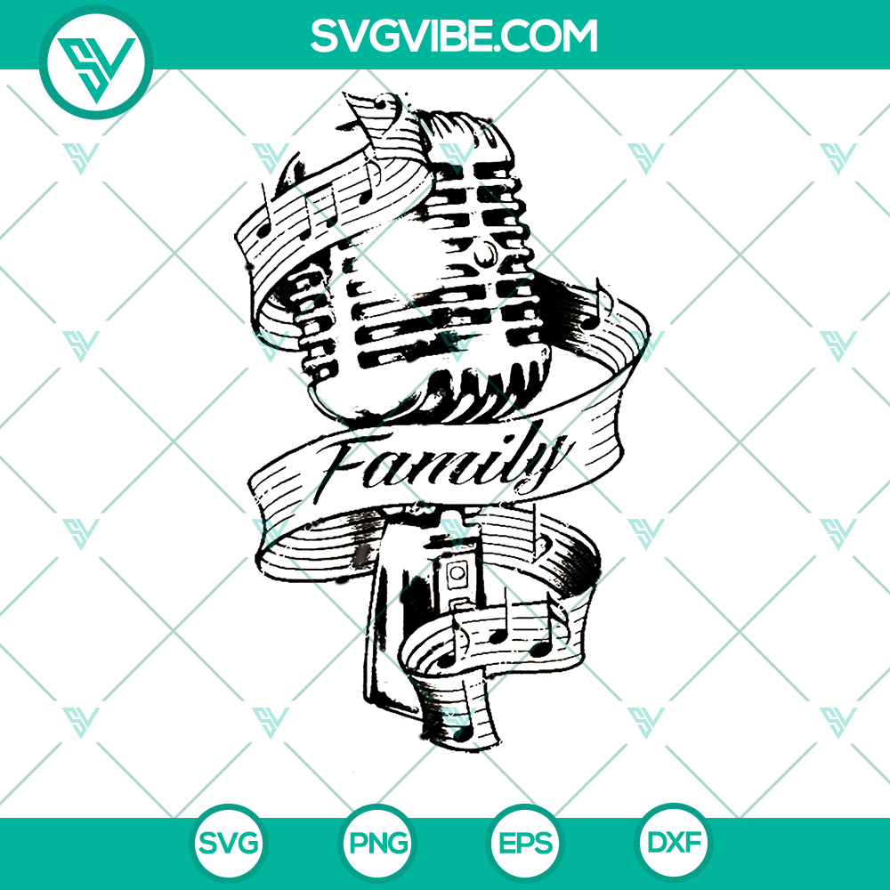 Mockup-8.jpg Musical microphone SVG cut file for Cricut & Silhouette with modern design elements. Ideal for music enthusiasts and crafters.
