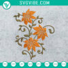 Pretty pattern flowers machine embroidery design in 2 sizes for instant download. Floral embroidery file with vibrant colors and intricate details.