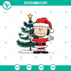 Santa Snoopy Merry Christmas SVG - Funny Holiday Design in DXF, EPS, PNG