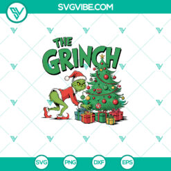 The Grinch Merry Christmas SVG - Funny Holiday Design in DXF, EPS, PNG