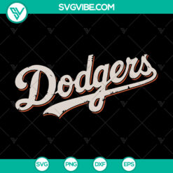 Vintage LA Dodgers SVG, Iconic Dodgers PNG Vector Clipart for Cricut &amp; Crafts