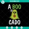Spooky Halloween SVG with eerie Boo Cado design for October 31, perfect for scary themed crafts.