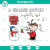Charlie Brown Christmas SVG DXF EPS PNG files with Peanuts characters Snoopy, Charlie Brown, and friends, ideal for holiday crafts.