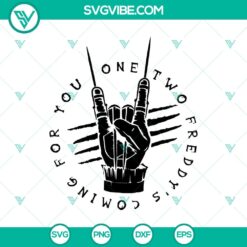 Freddy Krueger hand SVG design inspired by A Nightmare on Elm Street, perfect for Halloween crafts.