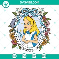 Alice Mirror Bow SVG | Disney Princess Alice Cut Files