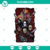 Spooky Horror Characters SVG for Halloween poster - ideal for horror-themed designs, featuring iconic villains and monsters.