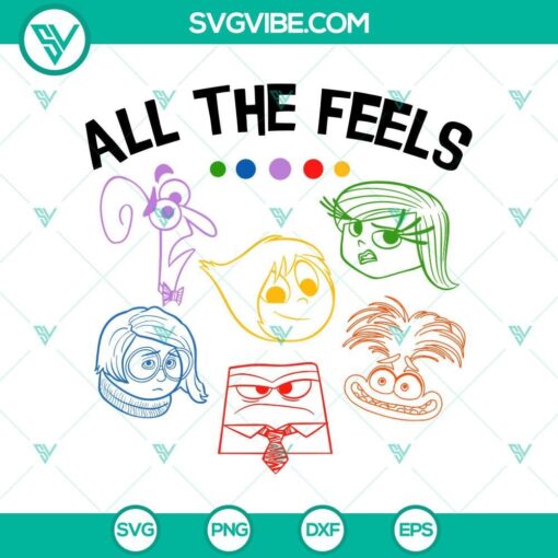 all the feels svg dxf eps png cut files