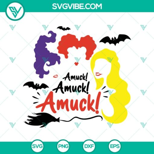 amuck amuck amuck svg halloween svg scary svg hocus pocus svg