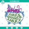 Amuck Amuck Amuck SVG design, Halloween themed Scary SVG for Oct 31. Perfect for Halloween crafting projects.
