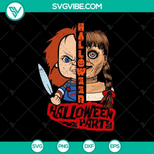 annabelle chucky doll svg halloween svg horror characters svg