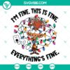 Anxiety Christmas I'm Fine Everything is Fine SVG | Funny Holiday Cut Files 3