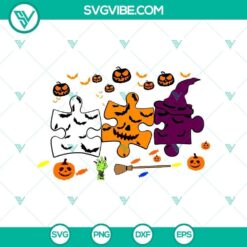 Autism Halloween SVG, Horror SVG, Halloween SVG, Halloween Scary SVG