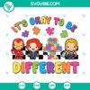 Avengers Superhero Itâ€™s Okay to Be Different SVG | Marvel Inclusion Cut Files 2