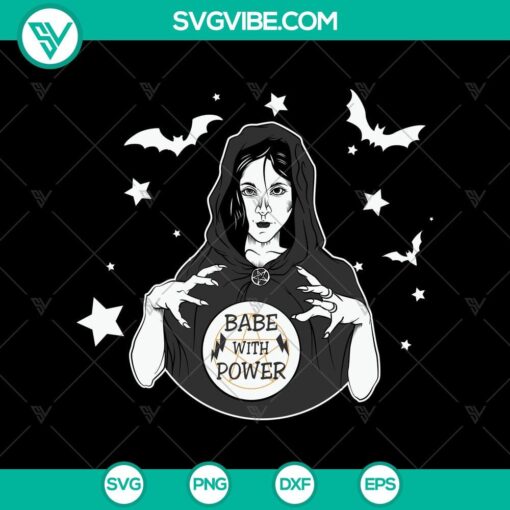 babe with power svg halloween svg scary svg oct 31 svg