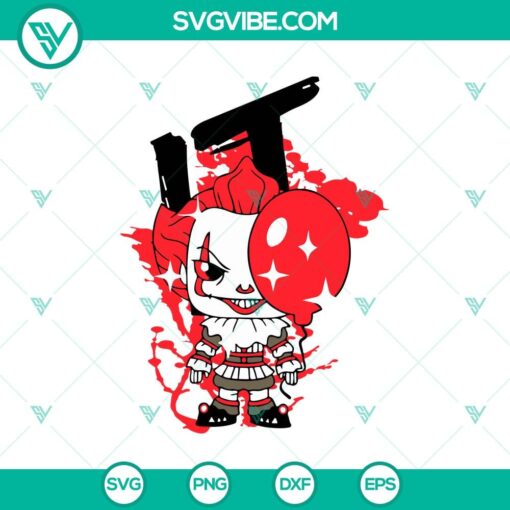 baby clown svg baby pennywise svg horror halloween svg