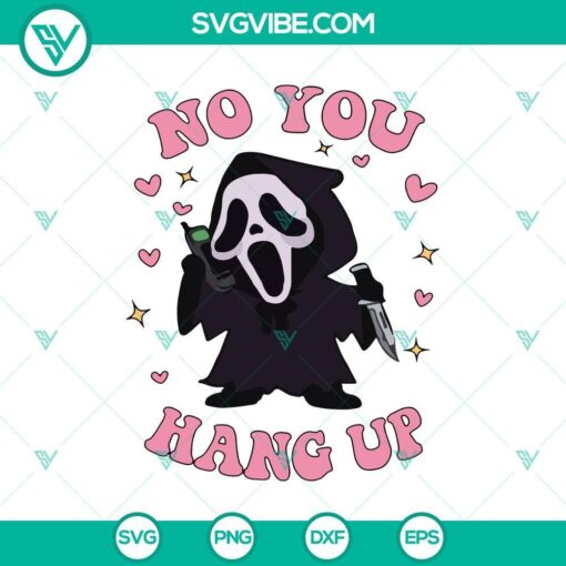 baby ghostface no you hand up svg dxf eps png cut files