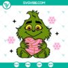 Baby Grinch themed Pan Dulce SVG with Merry Grinchmas and Christmas motifs, ideal for holiday crafting projects.